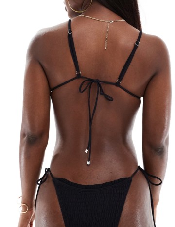 Sutien de baie South Beach, negru