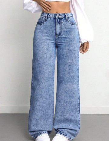 Jeans Shein, albastru