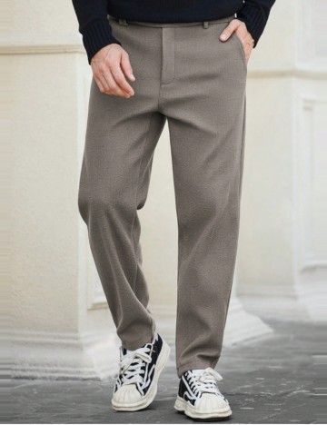 Pantaloni Shein MANFINITY, maro