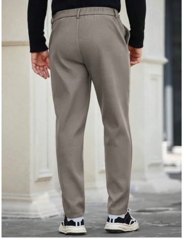 Pantaloni Shein MANFINITY, maro