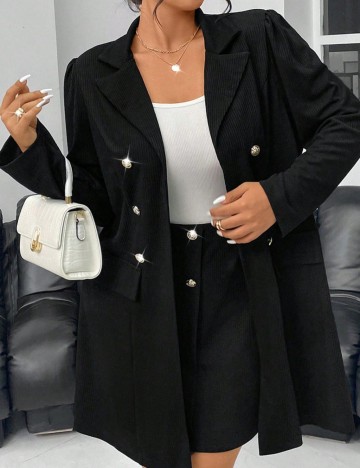 Compleu Shein Curve+, negru