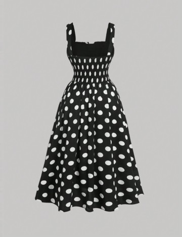 Rochie midi Shein Curve+, negru