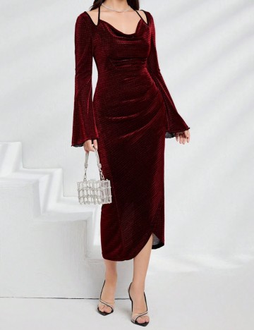 Rochie midi Shein, roșu
