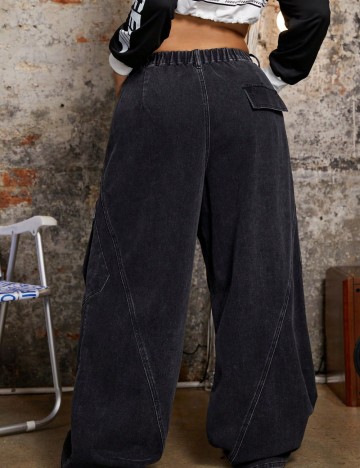 Jeans Shein Curve+, negru