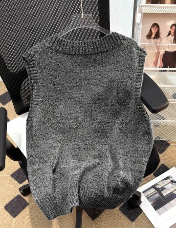 Vestă Shein Curve+, gri