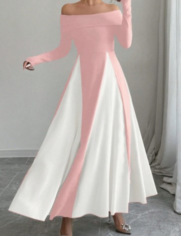 Rochie maxi Shein, mix culori