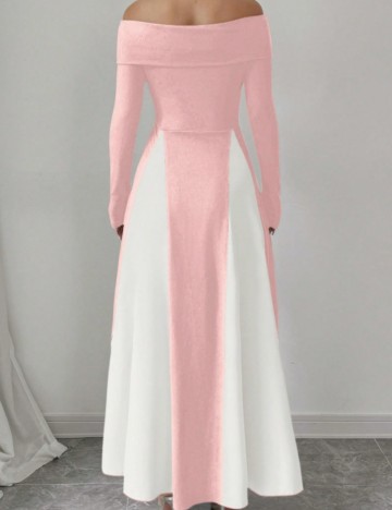 Rochie maxi Shein, mix culori