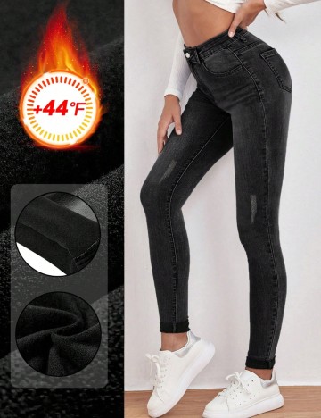 Jeans Shein, negru