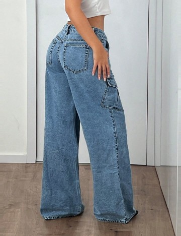 Jeans Shein, albastru