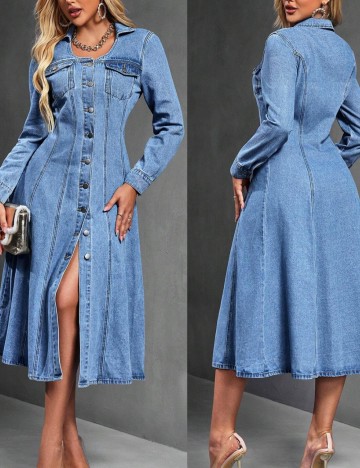 Rochie de blugi Shein, albastru