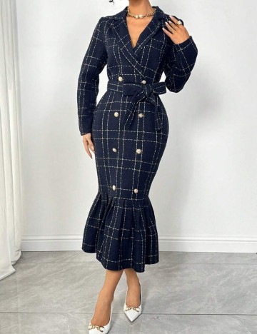 Rochie midi Shein, albastru