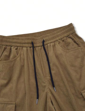 Pantaloni Shein MANFINITY, maro