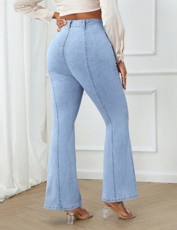 Jeans Shein Curve+, albastru