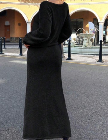 Fustă maxi Shein, negru
