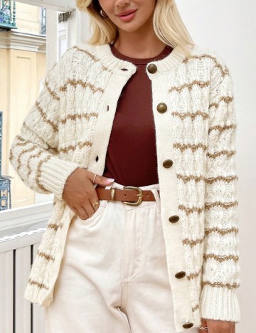 Cardigan Shein, crem