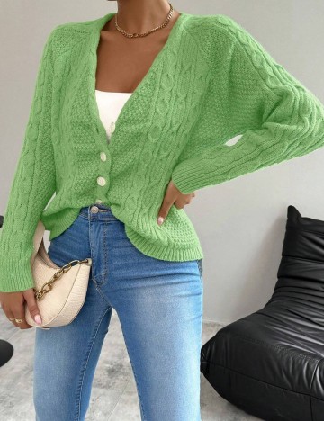 Cardigan Shein, verde
