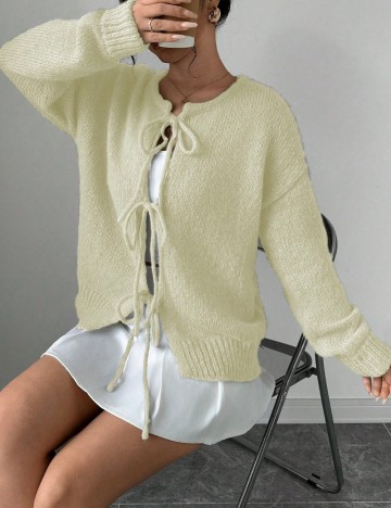 Cardigan Shein, crem