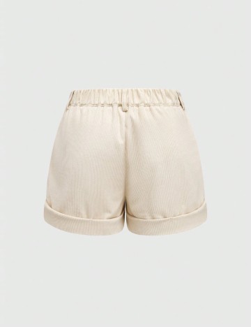 Pantaloni scurți Shein Romwe, bej