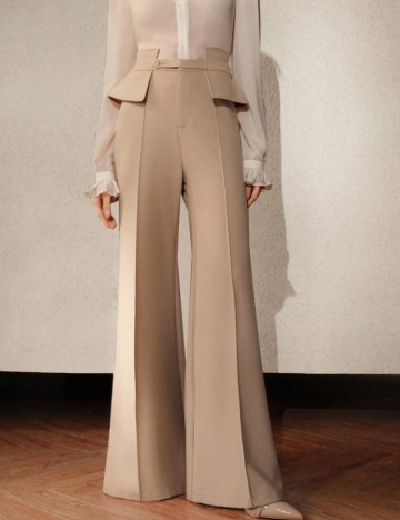 Pantaloni Shein Anewsta, bej