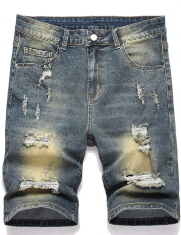 Pantaloni scurți de blugi Shein MANFINITY, mix culori