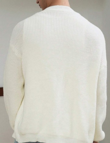 Cardigan Shein MANFINITY, crem