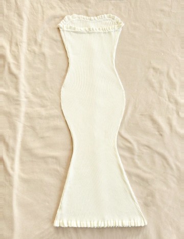 Rochie maxi Shein, crem