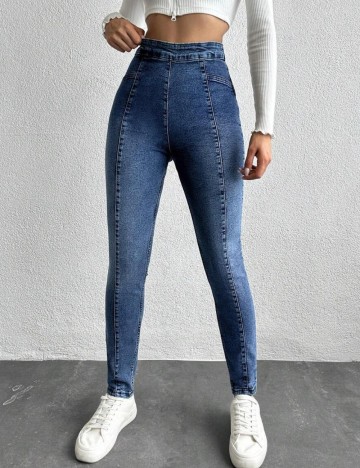Jeans Shein, albastru