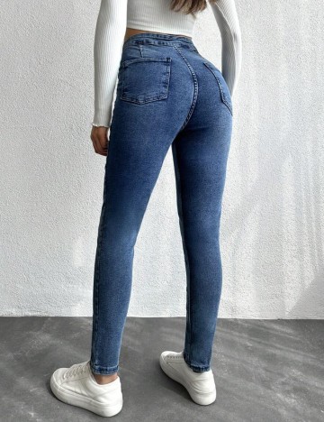 Jeans Shein, albastru