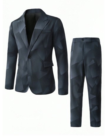 Costum Shein MANFINITY, negru