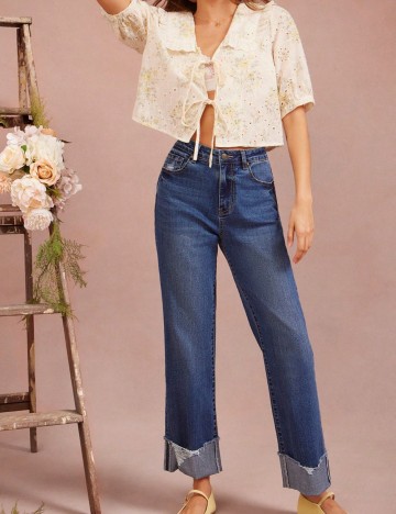 Jeans Shein, albastru