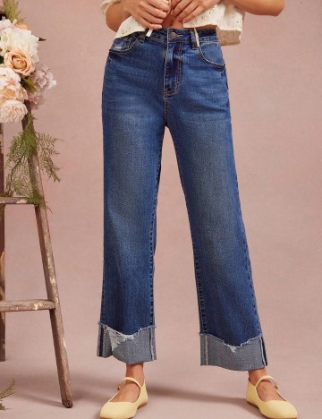 Jeans Shein, albastru