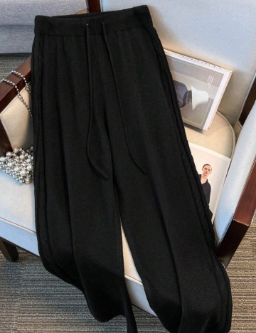 Pantaloni Shein Curve+, negru