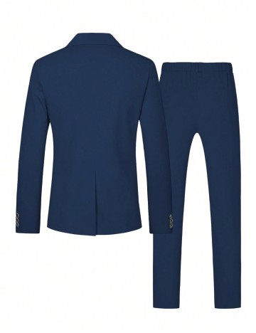 Costum Shein, albastru