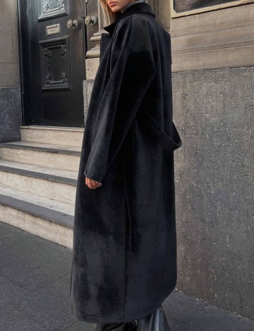 Palton Shein, negru
