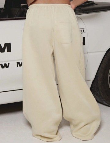 Pantaloni Shein SUMWON, galben