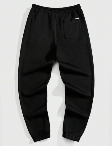 Pantaloni Shein MANFINITY, negru