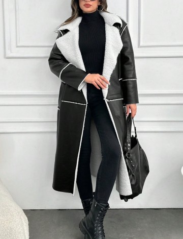 Trench Shein, negru