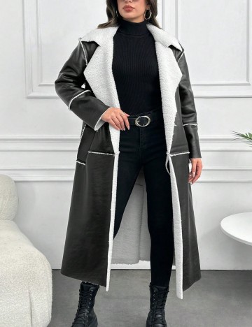 Trench Shein, negru