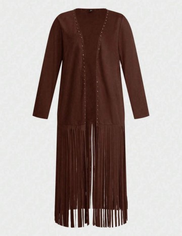 Cardigan Shein Curve+, maro