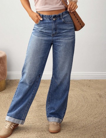 Jeans Shein, albastru