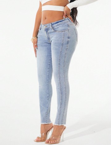 Jeans Shein, albastru