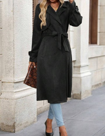Trench Shein, negru
