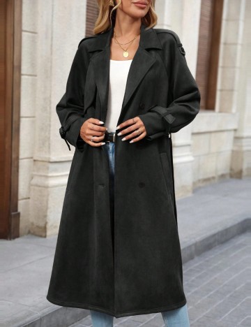 Trench Shein, negru