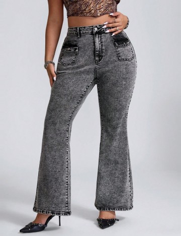 Jeans Shein Curve+, gri