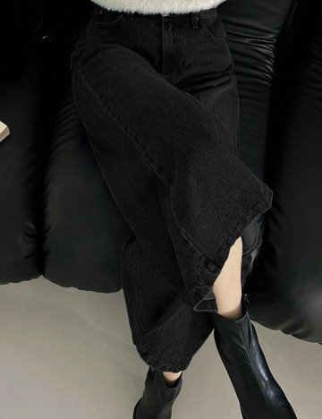 Jeans Shein DAZY, negru