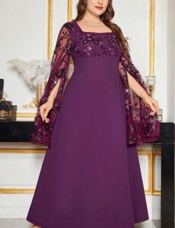 Rochie maxi Shein Curve+, mov