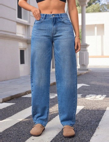 Jeans Shein, albastru