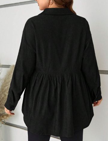 Cămașă Shein Curve+, negru