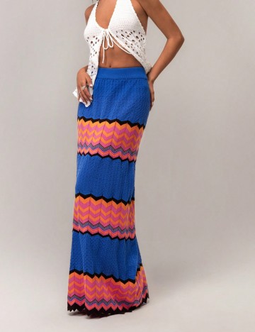 Fustă maxi Shein Forever 21, mix culori