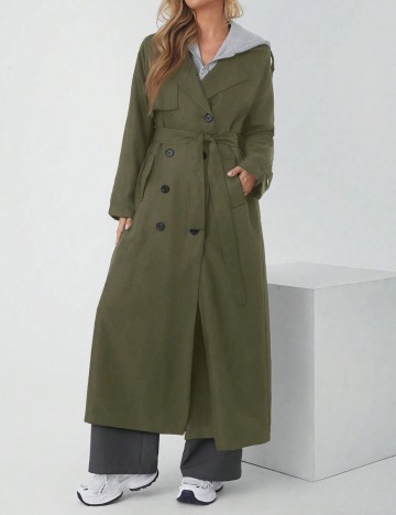 Trench Shein, verde